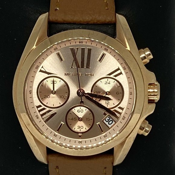 Michael Kors Bradshaw MK5799 Womens Brown Leather